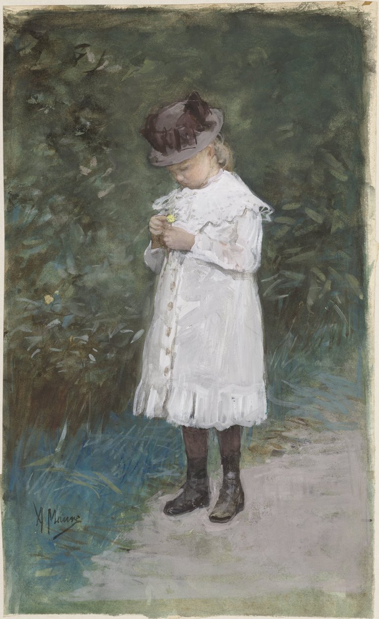 Elisabeth Mauve (geb. 1875), Tochter des Künstlers von Anton Mauve