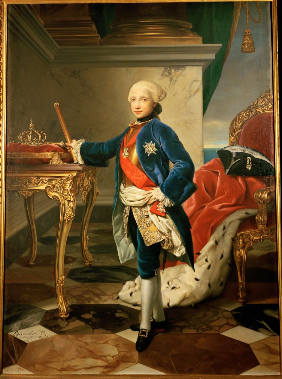 Ferdinand IV., König von Neapel und der beiden Sizilien von Anton Raphael Mengs