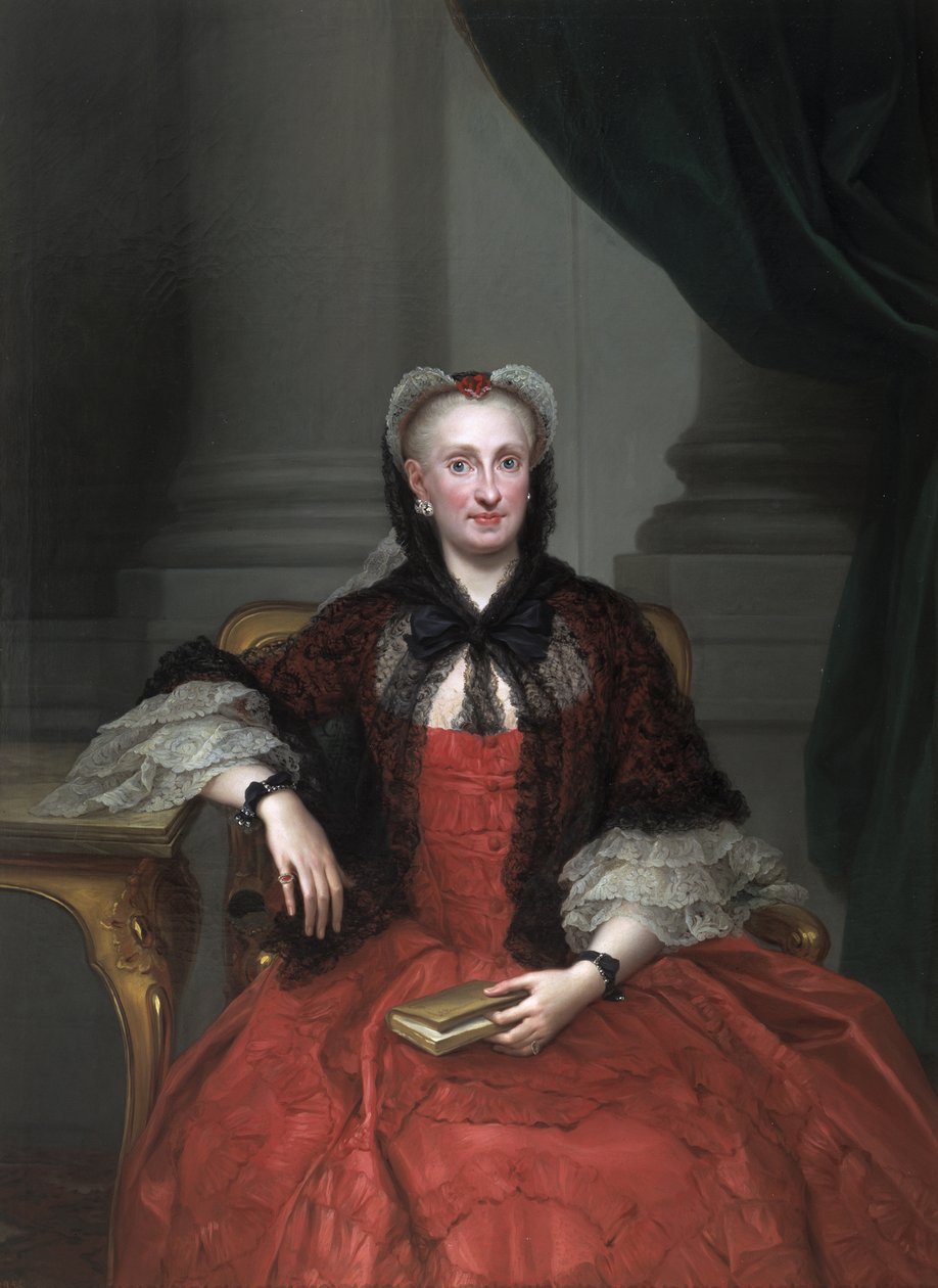 Porträt von Maria Amalia von Sachsen, Königin von Spanien von Anton Raphael Mengs
