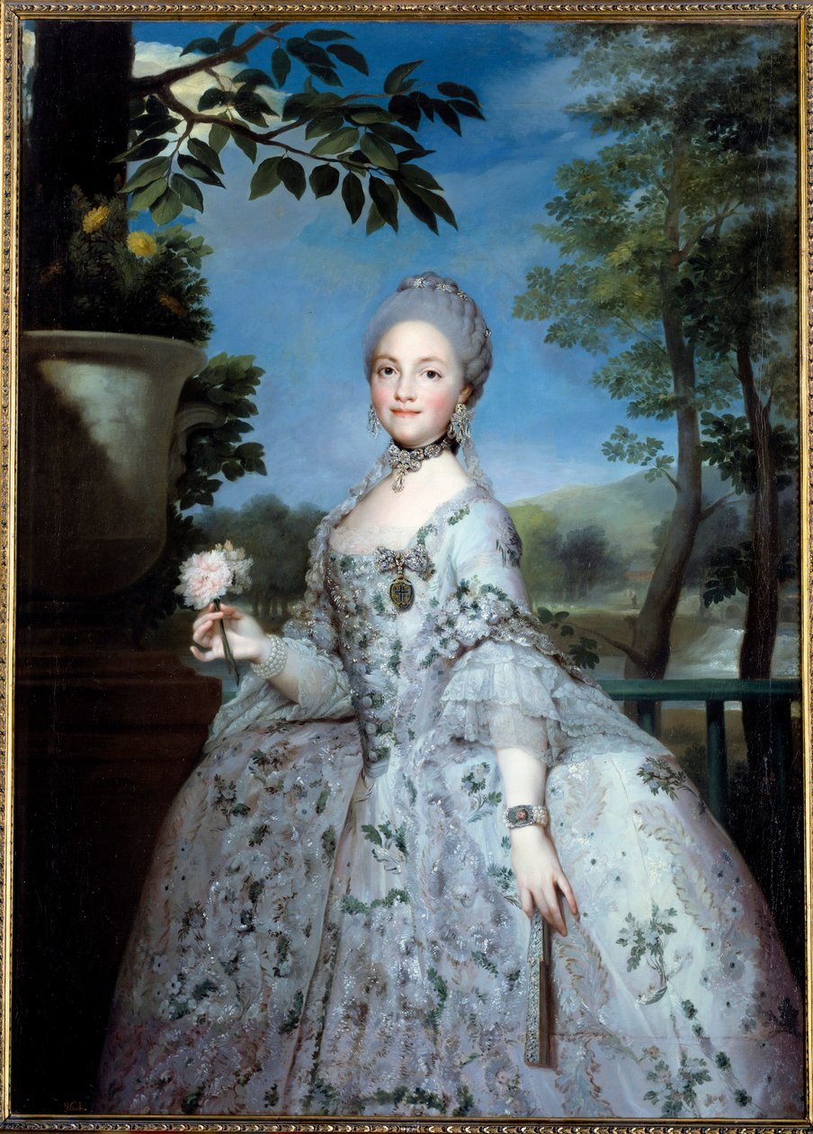 Porträt von Maria Luise von Parma, Prinzessin von Asturien von Anton Raphael Mengs