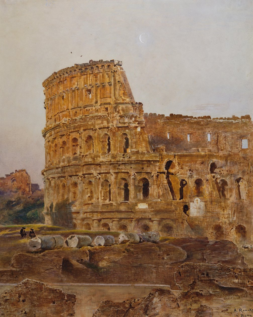 Kolosseum in Rom von Anton Romako