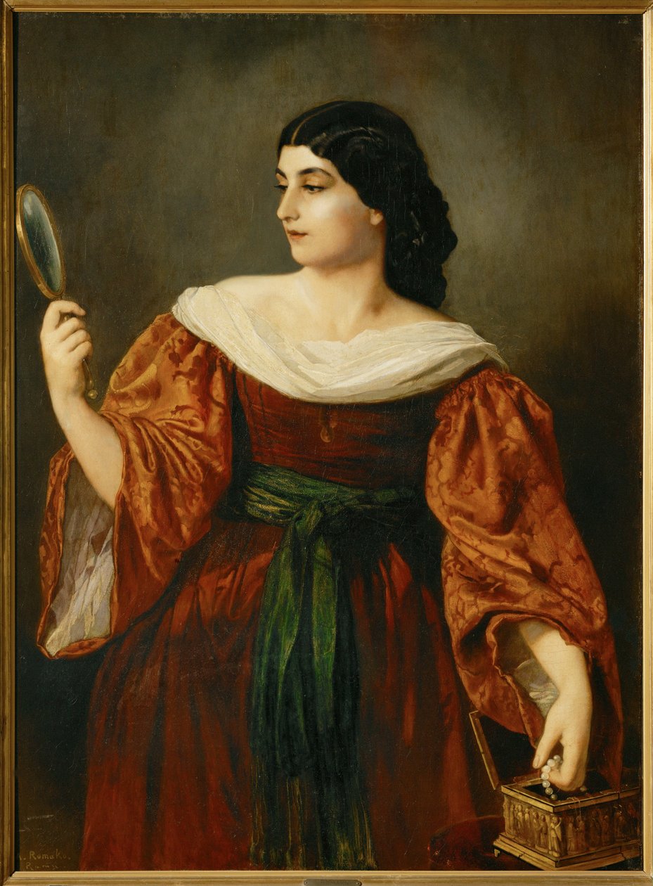 Eitelkeit - ein Porträt von Romakos Braut Sophie Koelbl von Anton Romako