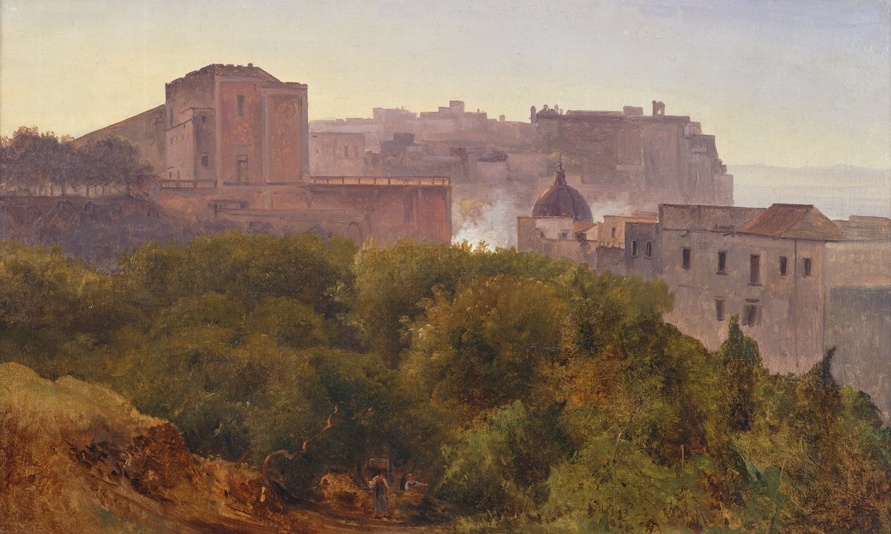 Francavilla-Wald in Chiatamone, ca. 1824 von Anton Sminck Pitloo