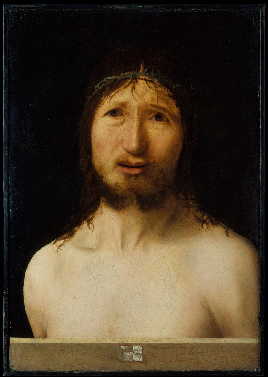 Christus mit der Dornenkrone von Antonello da Messina