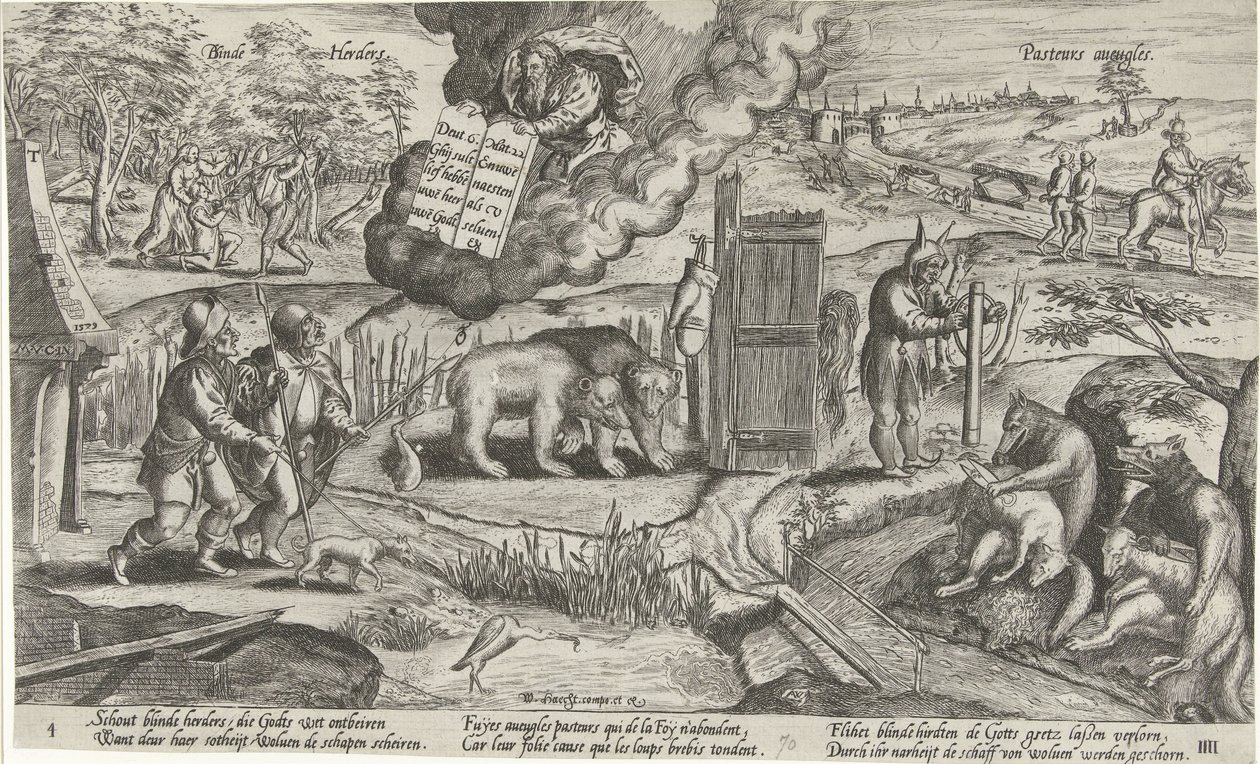 Die blinden Hirten von Antonie Wierix (II)
