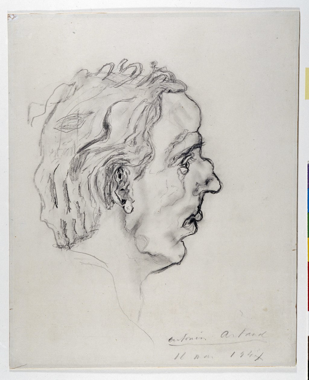 Porträt des Dichters Jacques Prevel (1915-1951) im Profil - 11. Mai von Antonin Artaud