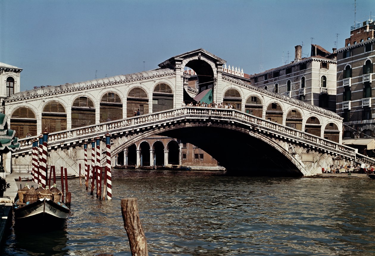 Rialtobrücke, begonnen 1588 von Antonio da Ponte