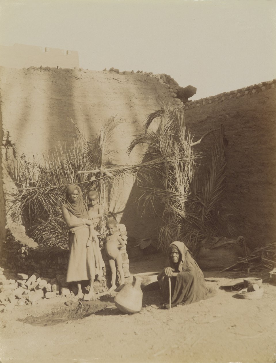 Berberfamilie, Ägypten von Antonio Beato