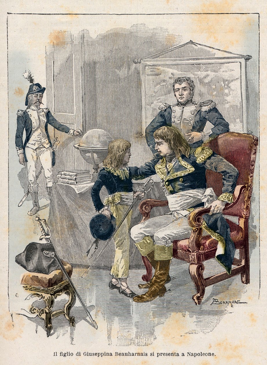 Der junge Eugène de Beauharnais (1781-1824), Josephines Sohn vor Napoleon von Antonio Bonamore