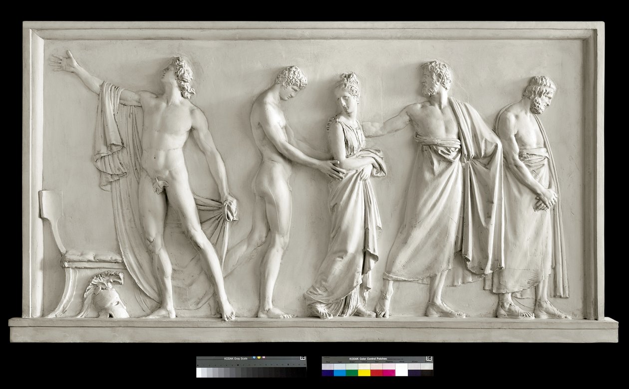 Achilles übergibt Briseis an Agamemnons Herolde von Antonio Canova