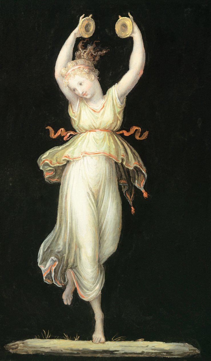 Frau spielt Kastagnetten von Antonio Canova