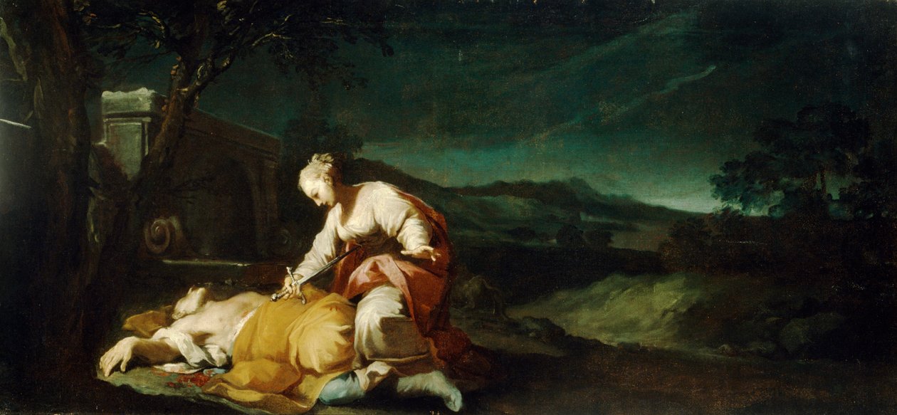 Pyramus und Thisbe von Antonio Gionima: Kunstdruck kaufen