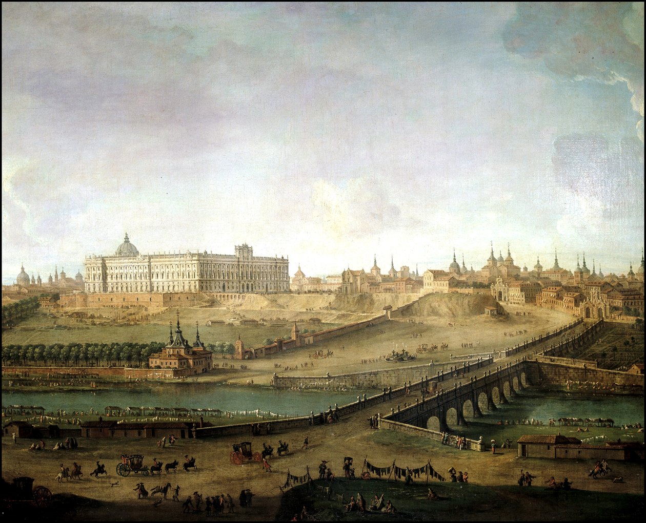 Königspalast von Madrid von Antonio Joli