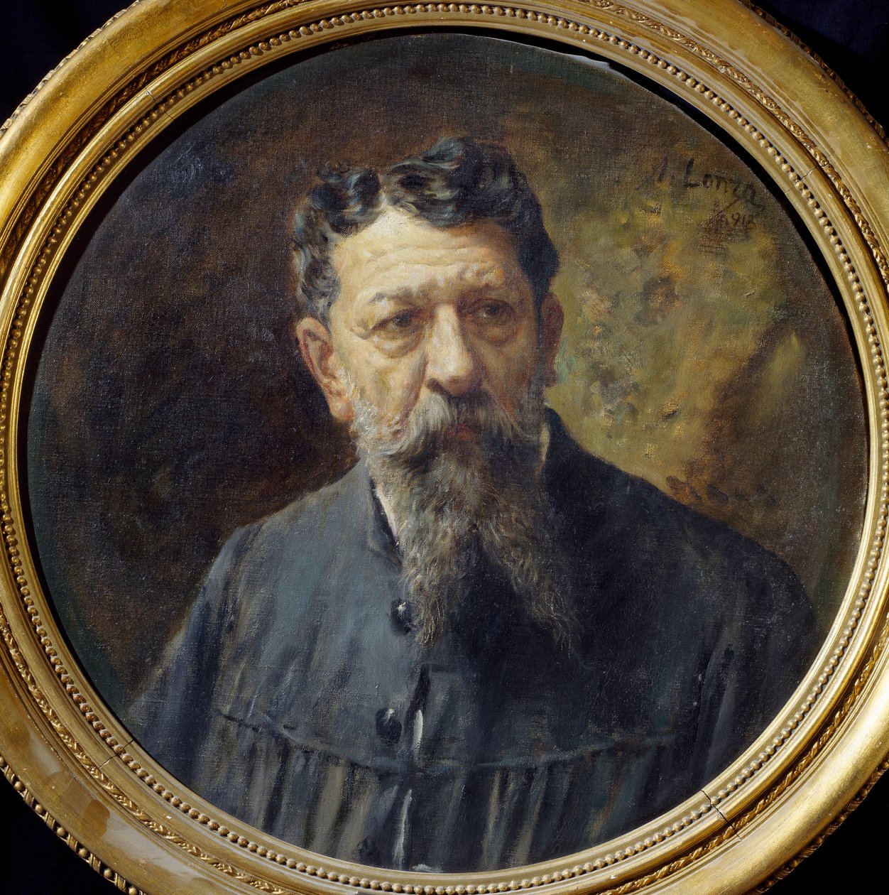 Porträt des Malers Scomparini, von Antonio Lonza von Antonio Lonza