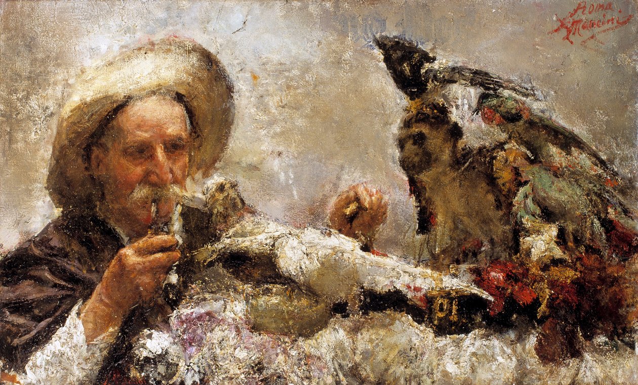 Die Wahrsagerin, 1870-1930 von Antonio Mancini