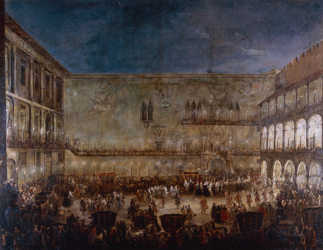 Ankunft der Prinzessin Amalie von Sachsen in Padua von Antonio Stom