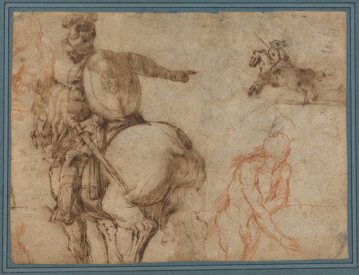 Ein Soldat zu Pferd und andere Studien von Antonio Tempesta