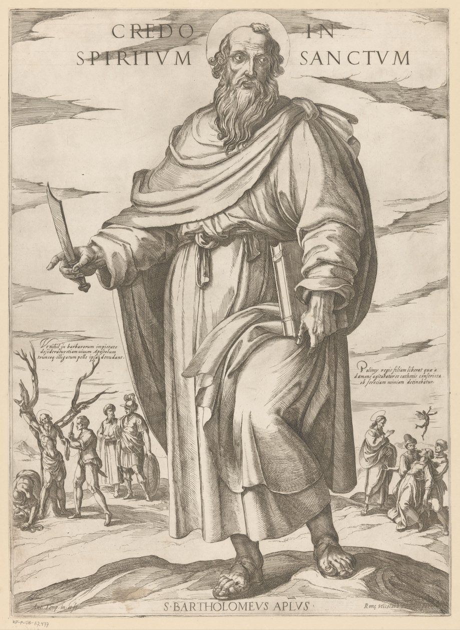 Der heilige Bartholomäus von Antonio Tempesta