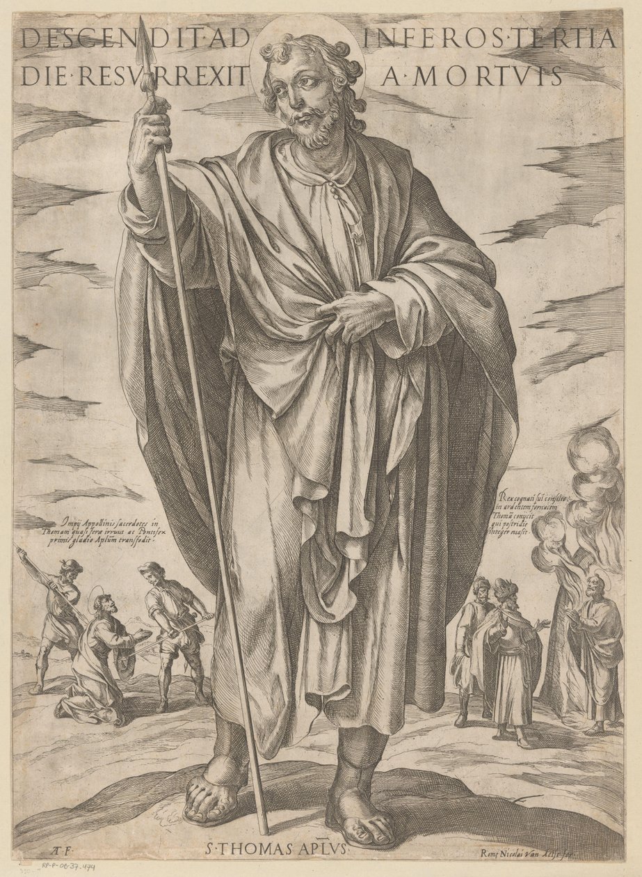 Der heilige Thomas von Antonio Tempesta