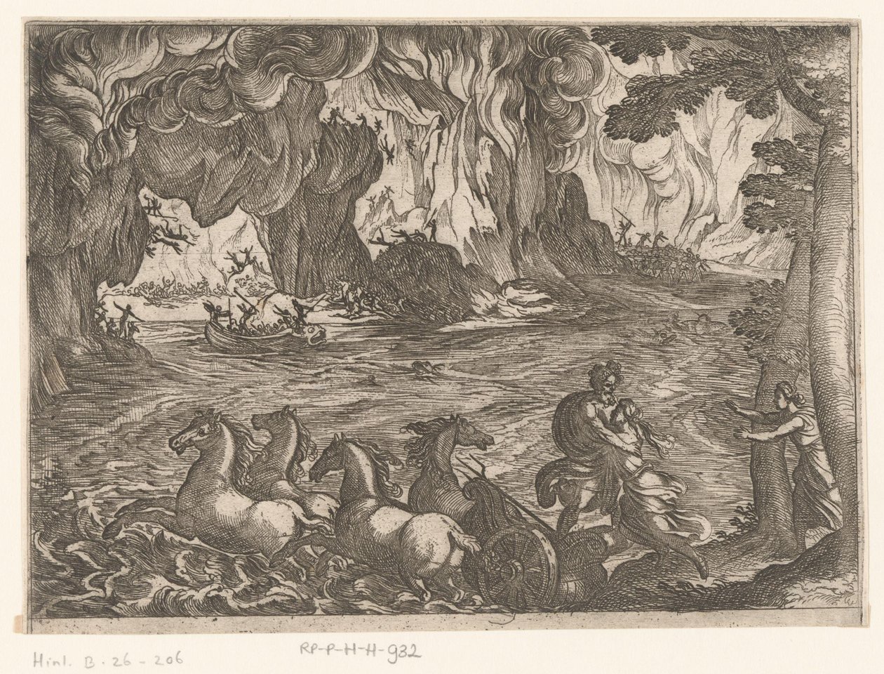 Landschaft mit der Entführung der Proserpina von Antonio Tempesta
