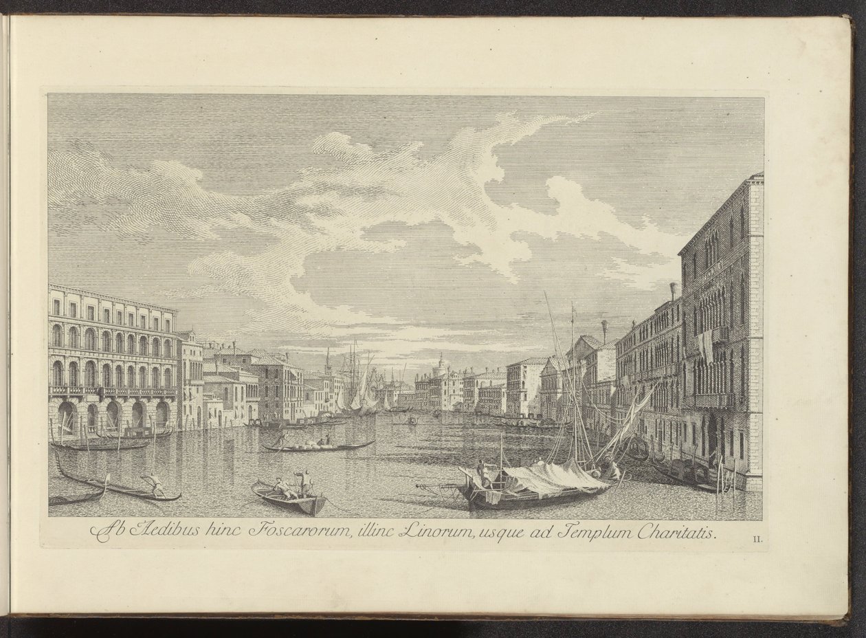 Ansicht des Canal Grande in Venedig von Antonio Visentini