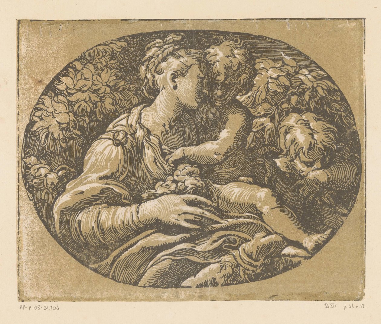 Maria mit Kind und Johannes dem Täufer von Antonio da Trento