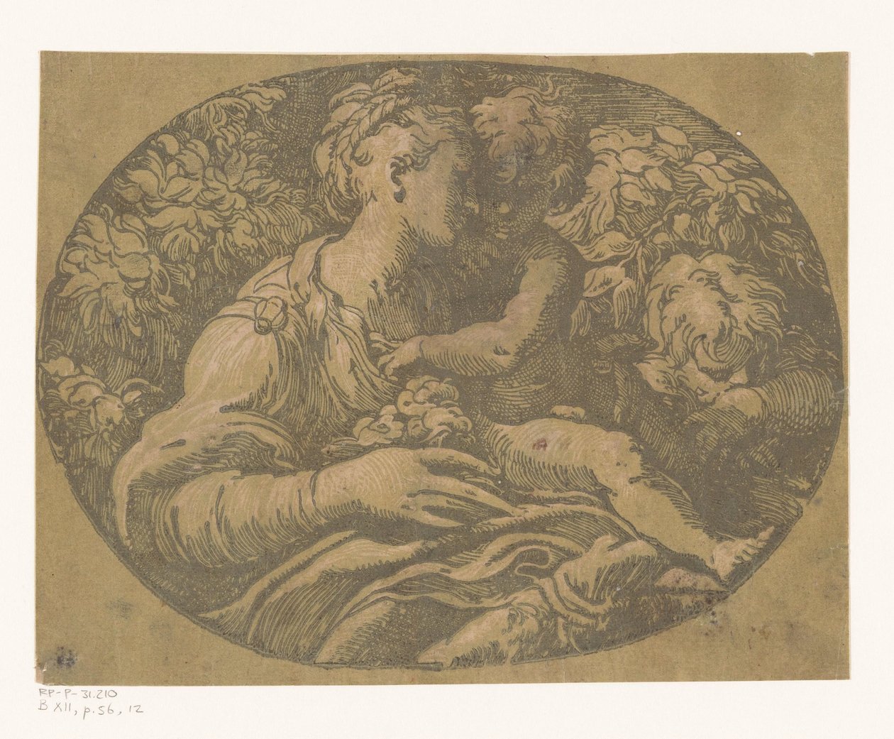 Maria mit Kind und Johannes dem Täufer von Antonio da Trento