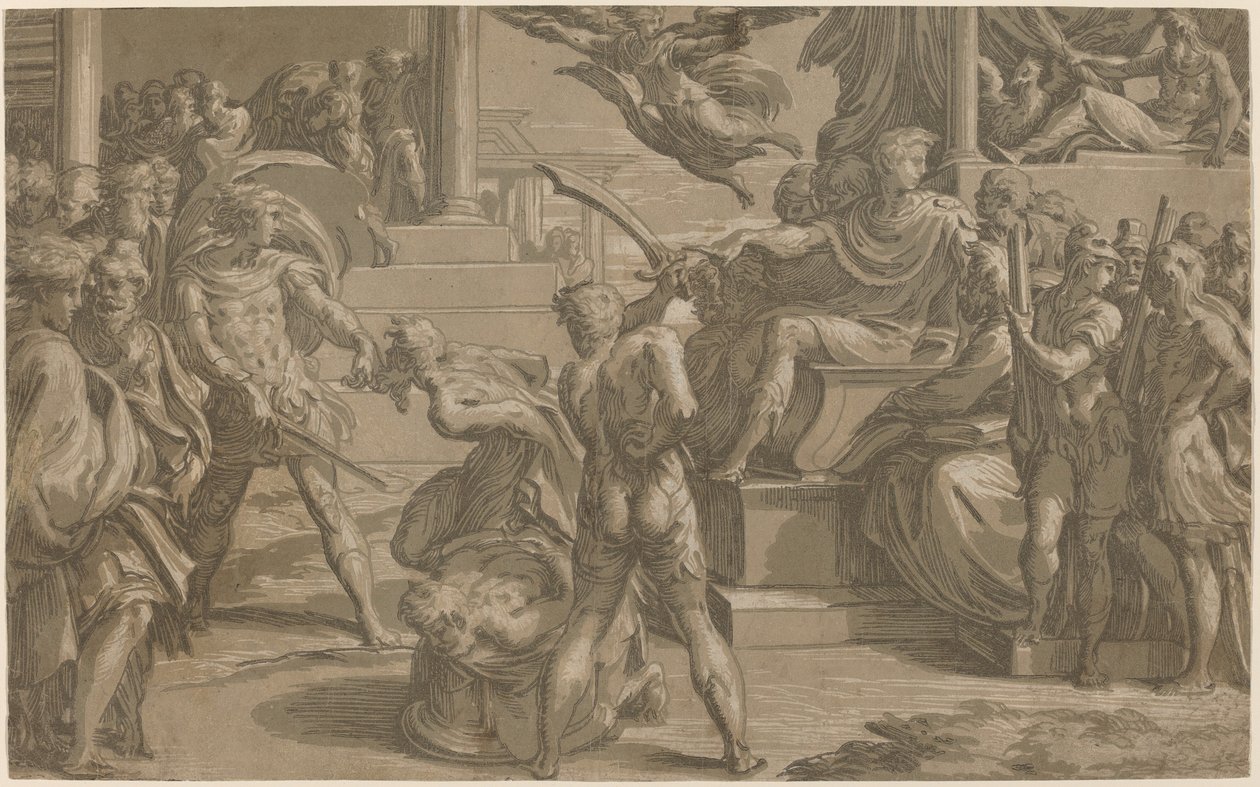 Das Martyrium der Heiligen Petrus und Paulus von Antonio da Trento