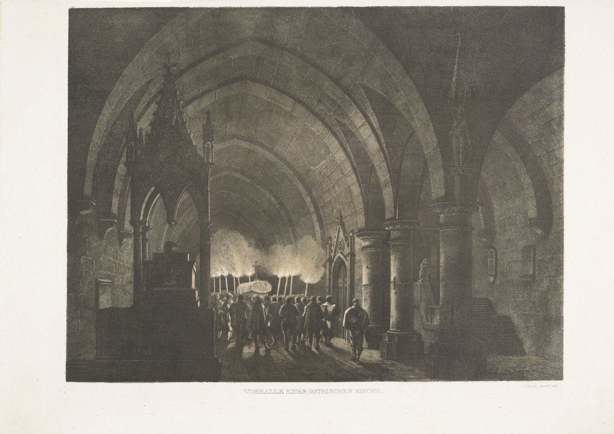 Fackelträger in der Kirche von Antonio de Pian