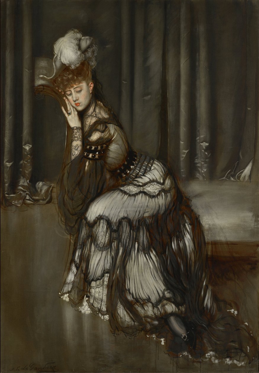 Porträt von Madame Salvator von Antonio de la Gandara
