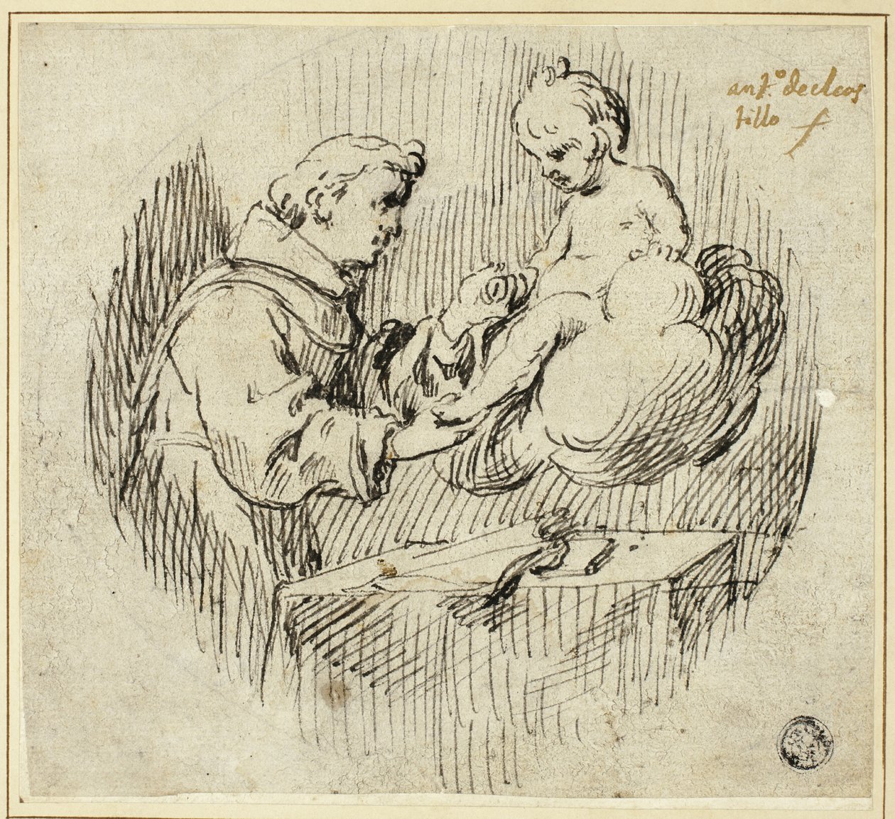 Der heilige Antonius von Padua mit dem Jesuskind von Antonio del Castillo y Saavedra