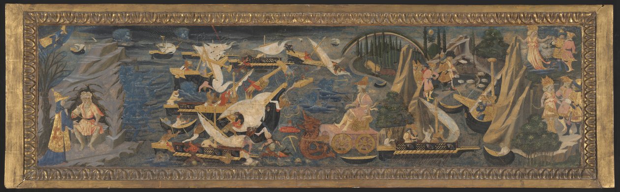 Das Schiffswrack des Äneas von Apollonio di Giovanni