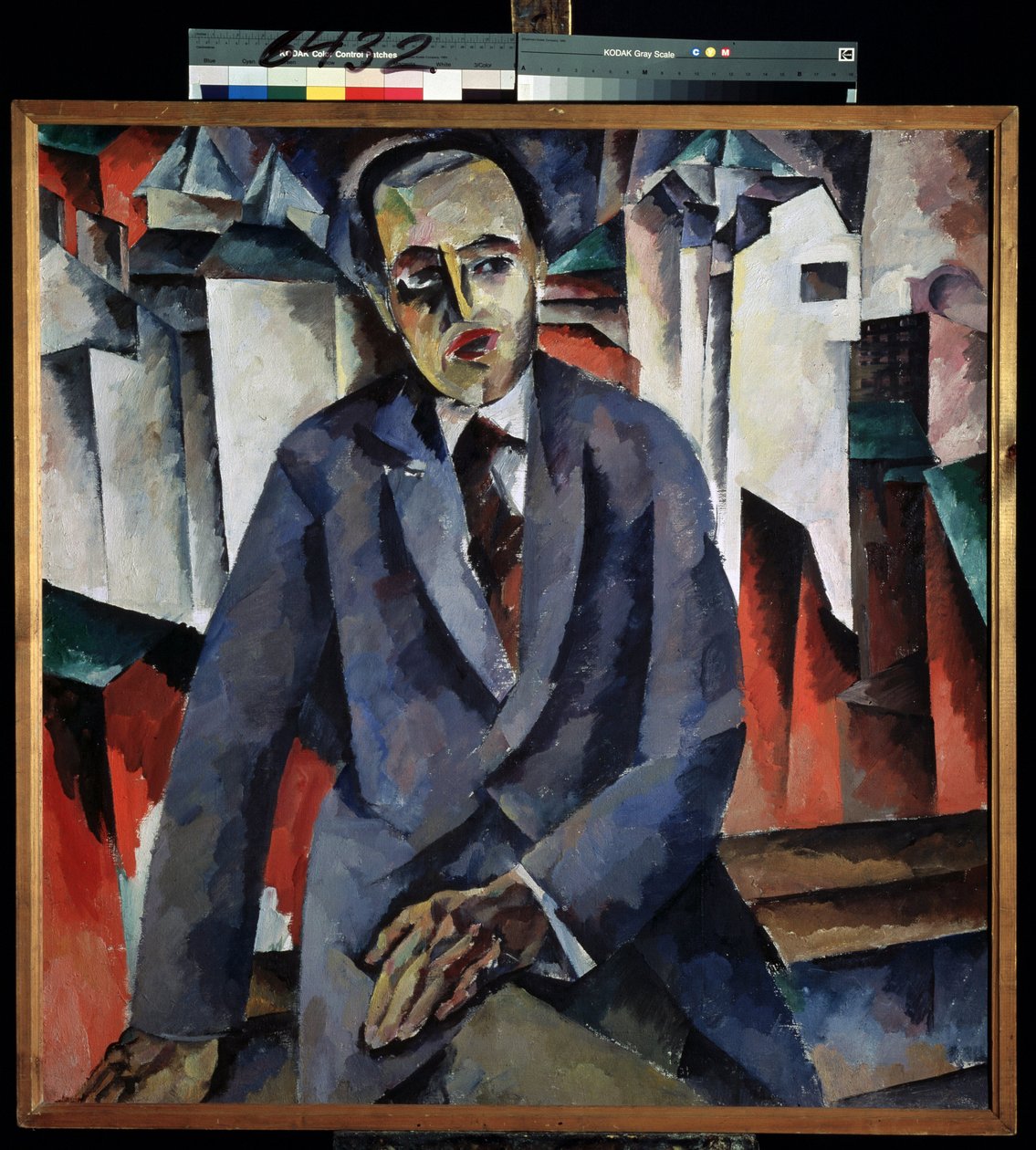 Porträt des Regisseurs Alexander Tairov von Aristarkh Vasilievic Lentulov