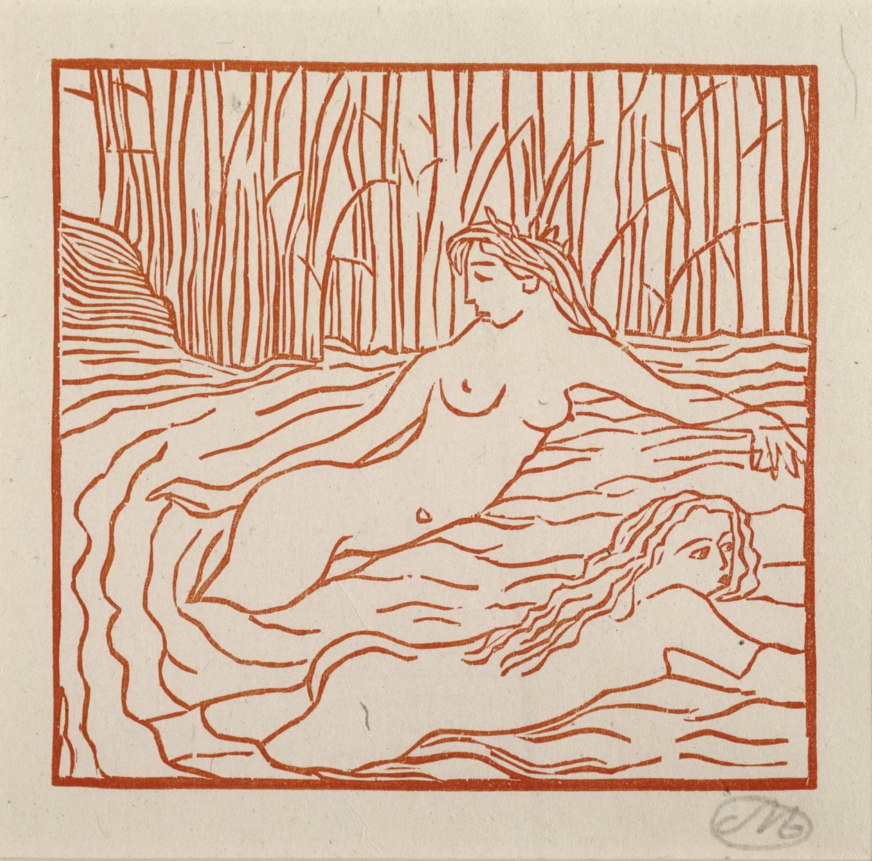 Galatea im Wasser von Aristide Maillol