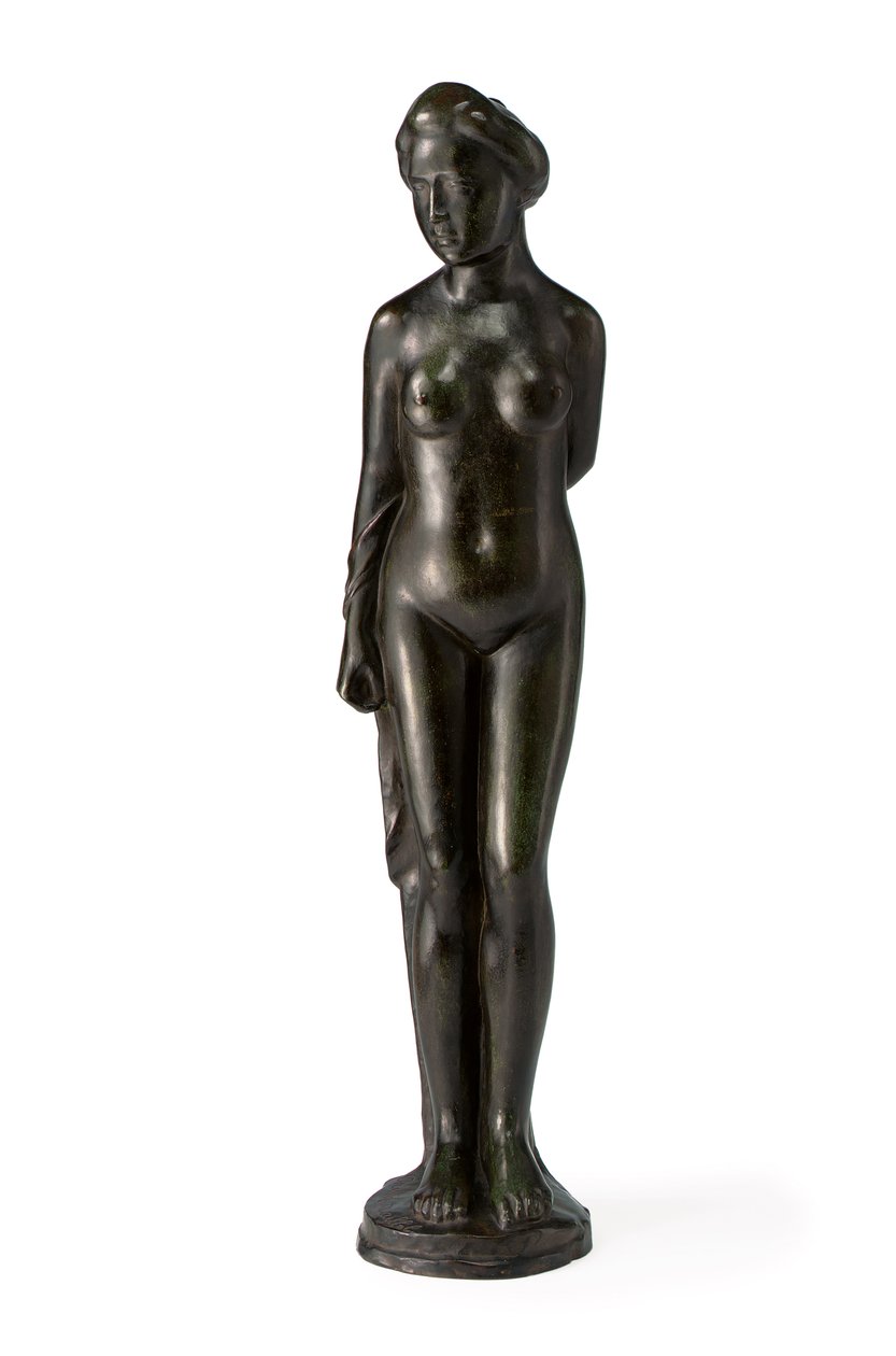 Stehende Badende, mit Draperie über dem rechten Arm von Aristide Maillol