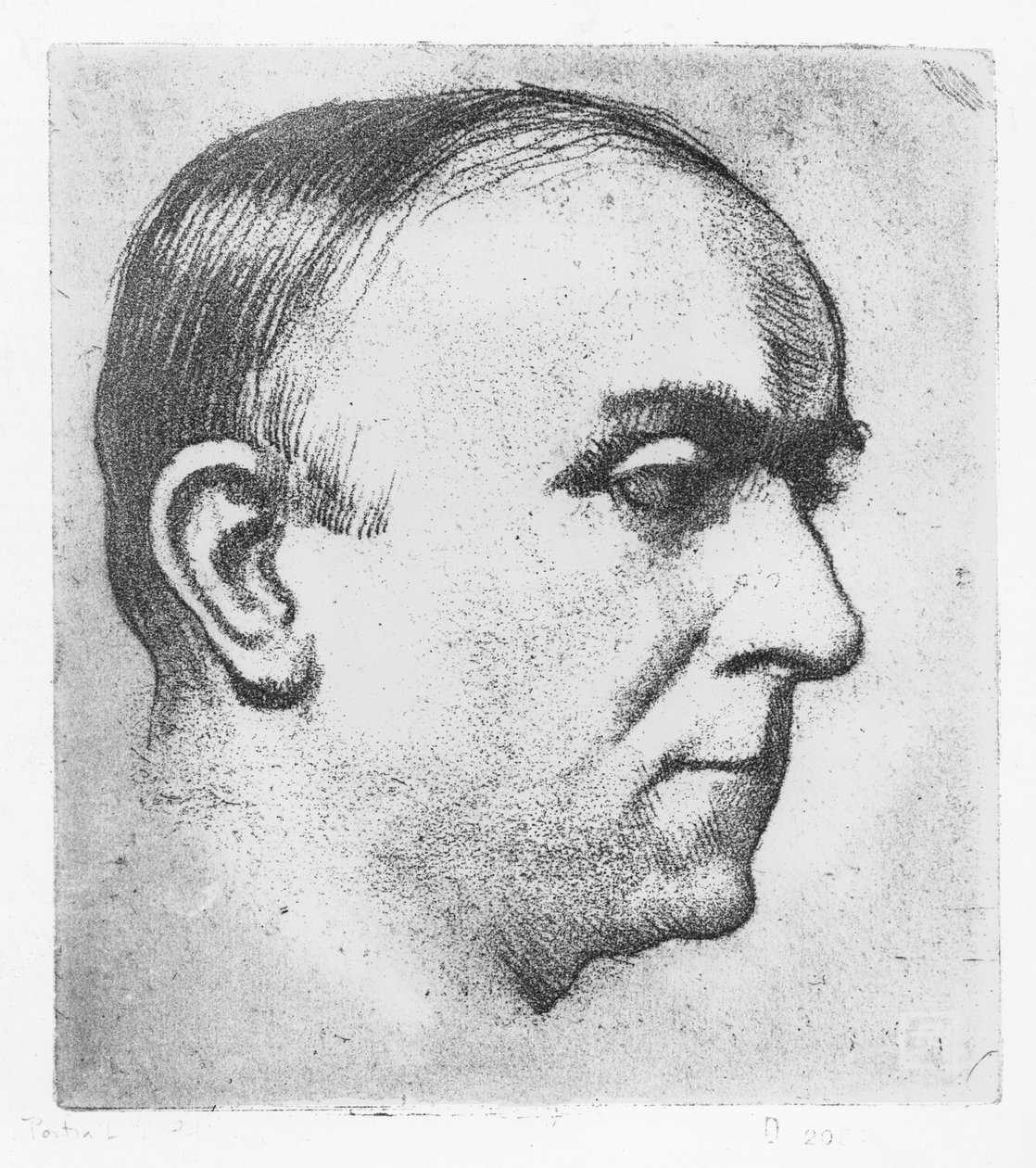 Porträt von Edmond Glesener von Armand Rassenfosse