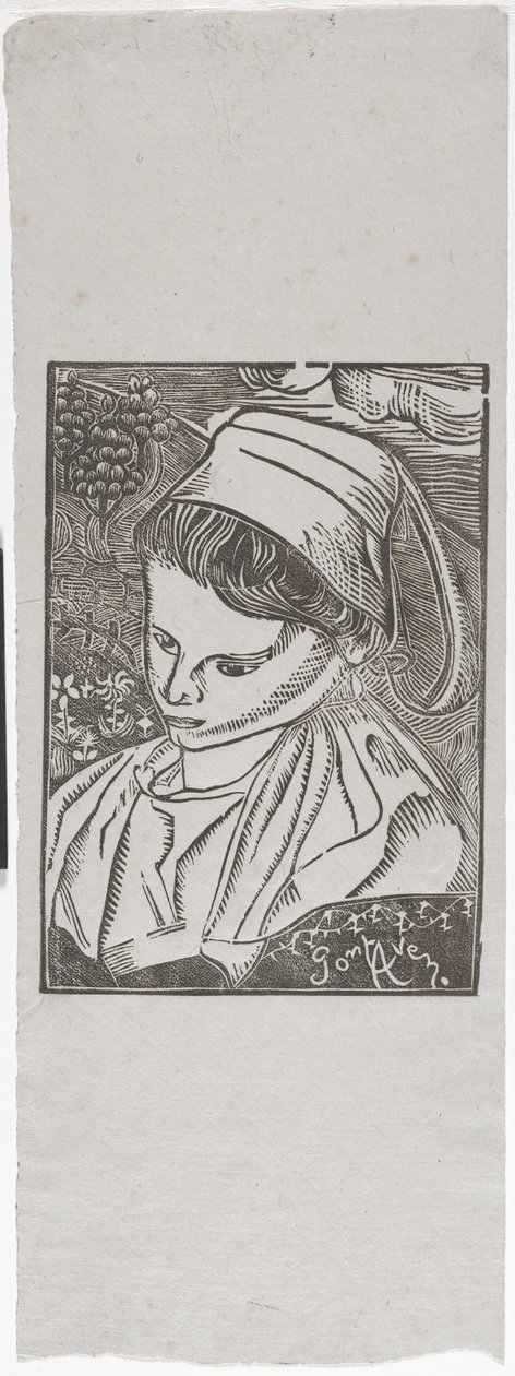 Bretonne de Pont-Aven (Bretonische Frau aus Pont-Aven) ca. 1896 von Armand Séguin