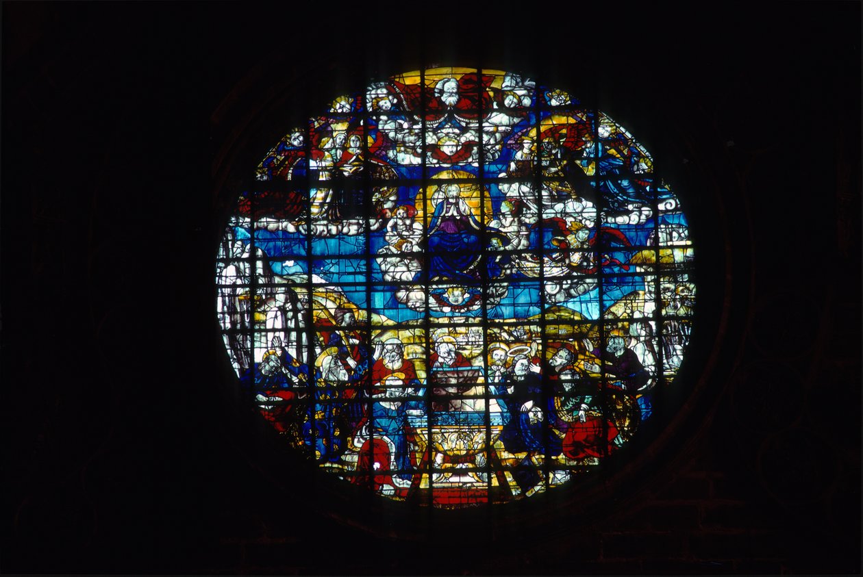 Mariä Himmelfahrt (Buntglas) von Arnao de Flandres