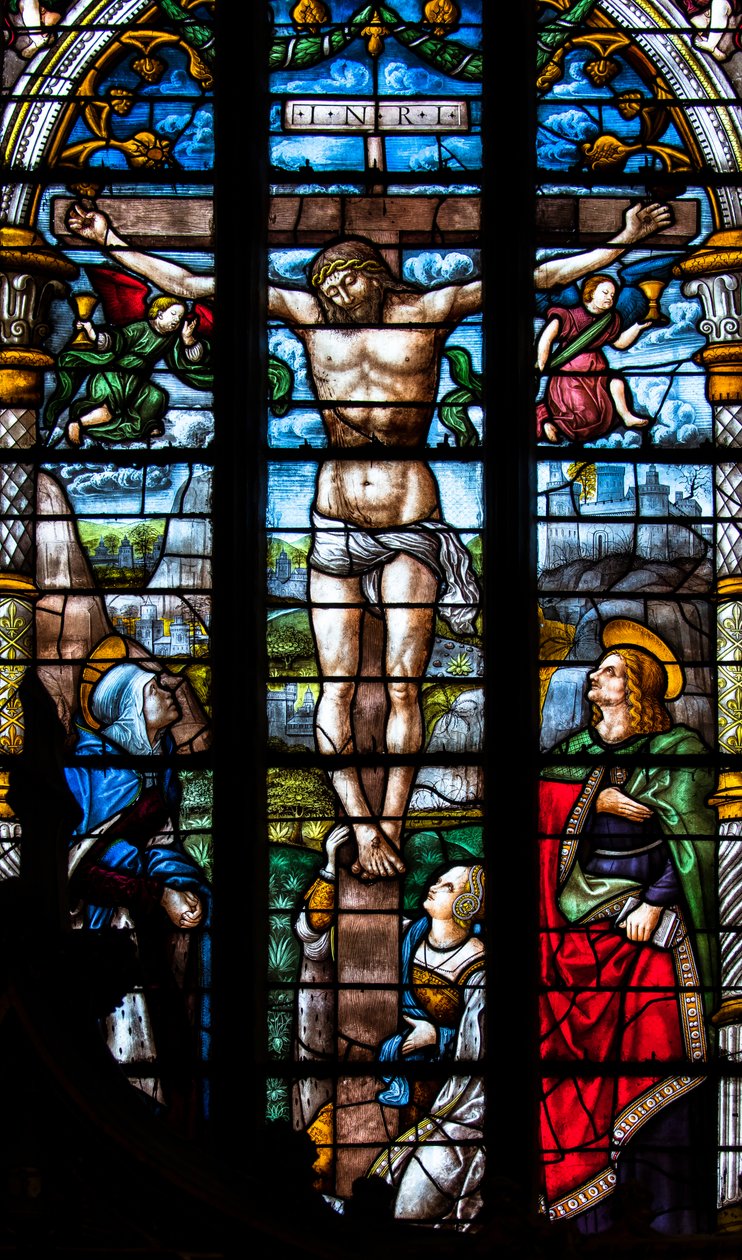 Kathedrale Sainte-Marie, Auch, Gers, 2018 (Buntglasfenster) von Arnaud de Moles