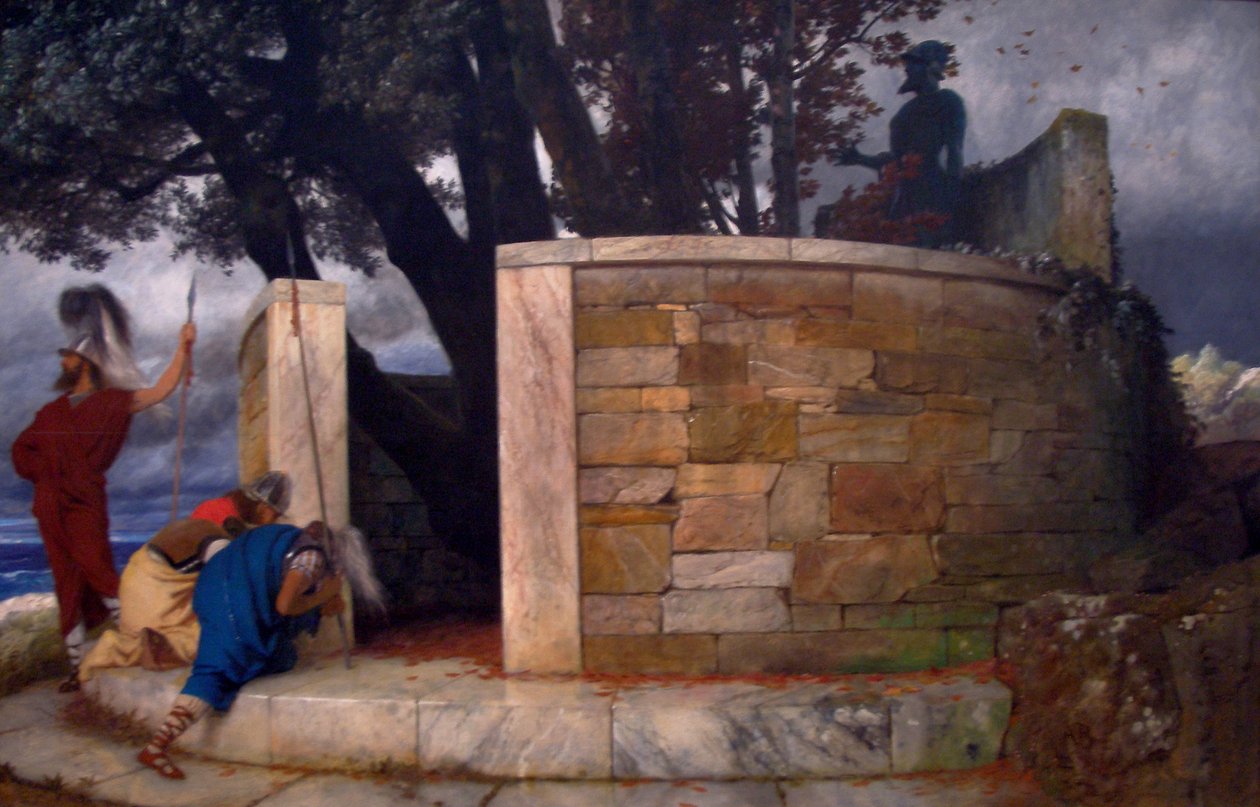 Das Heiligtum des Herkules von Arnold Böcklin