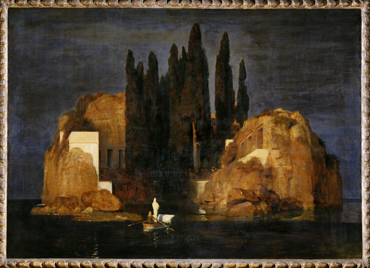 Die Toteninsel von Arnold Böcklin