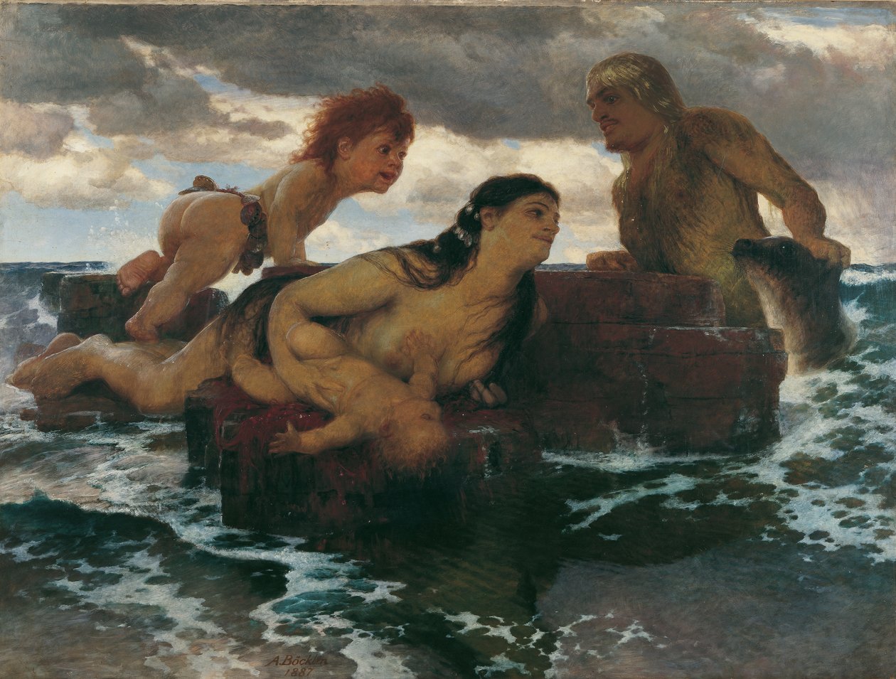 Meeresidyll von Arnold Bocklin