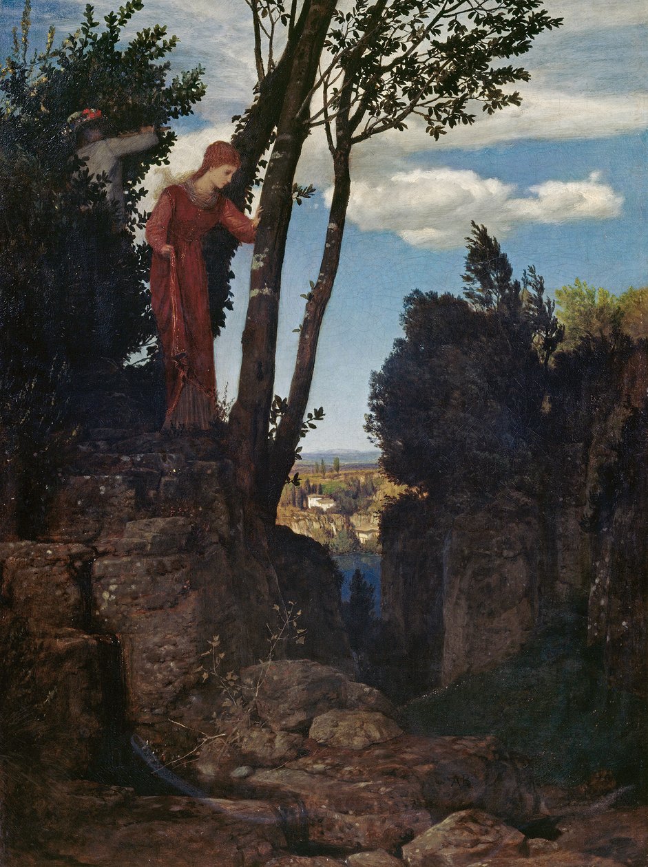 Landschaft im Charakter der Umgebung von Florenz von Arnold Böcklin