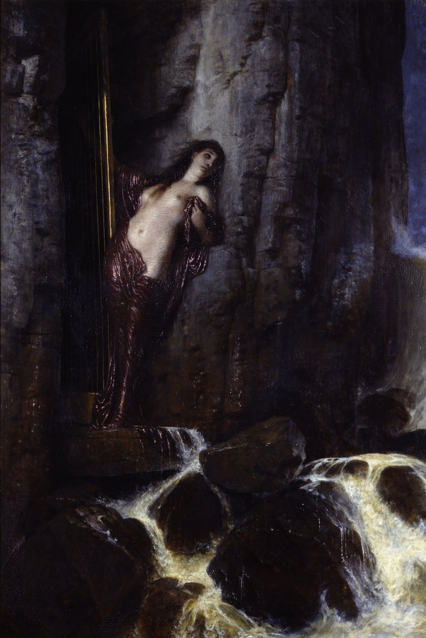 Meeresbrandung (Der Schall) von Arnold Böcklin