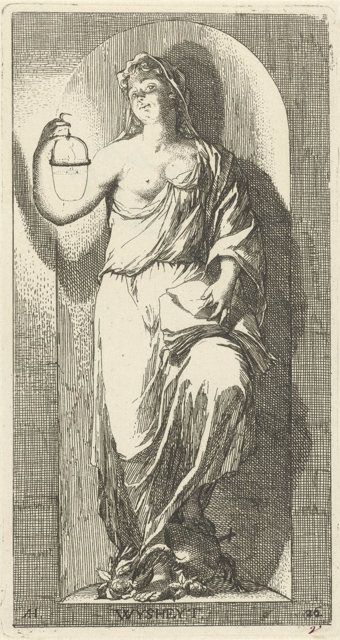 Personifikation der Weisheit von Arnold Houbraken