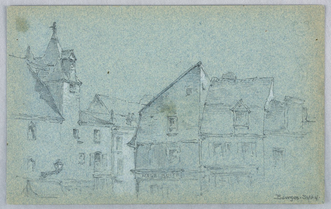 Bourges von Arnold William Brunner: hochwertiger Kunstdruck