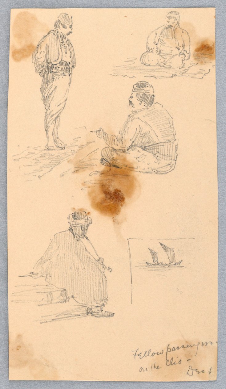 Mitreisende auf der Cleo von Arnold William Brunner