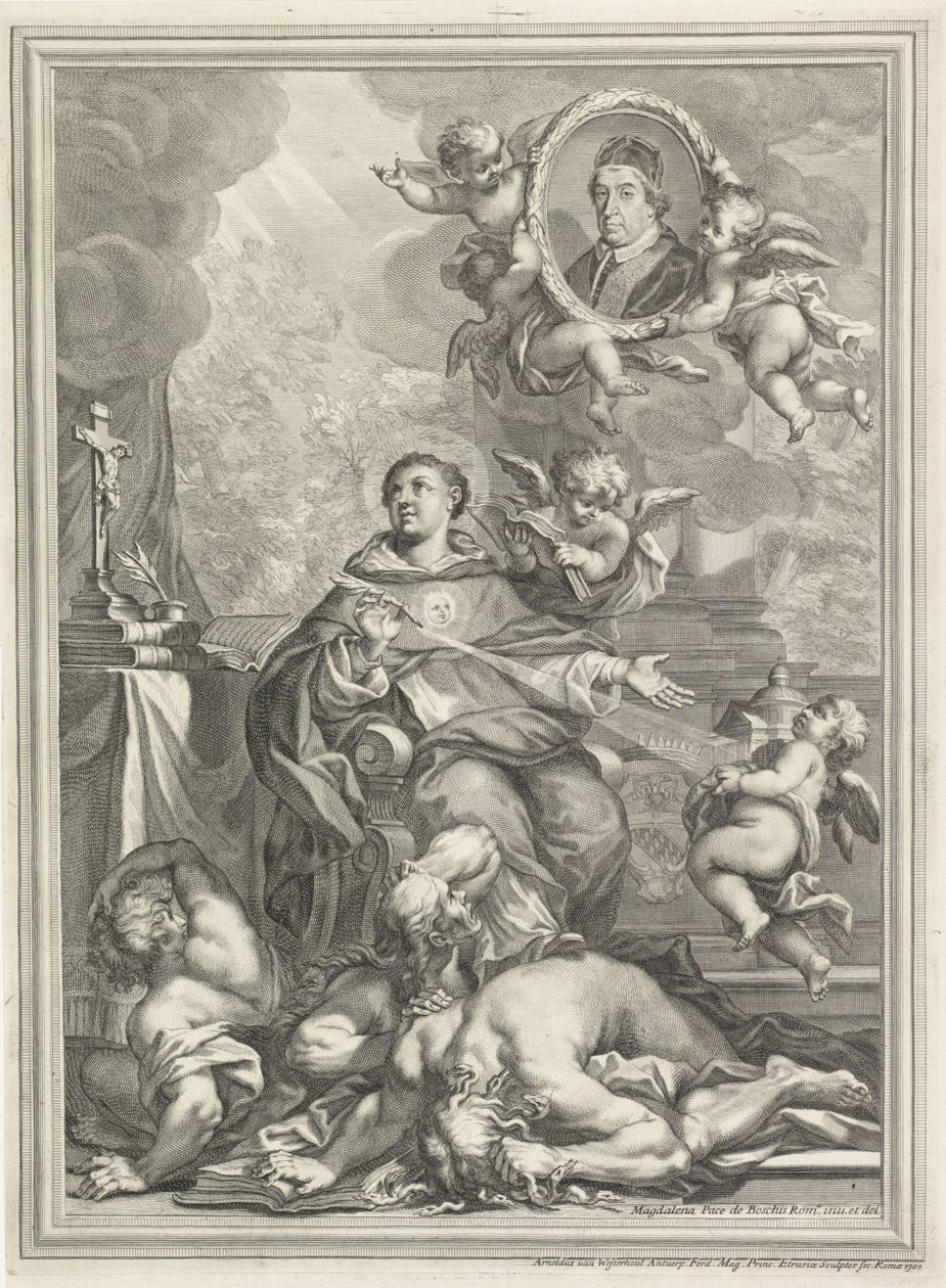 Heiliger Thomas von Aquin von Arnold van Westerhout