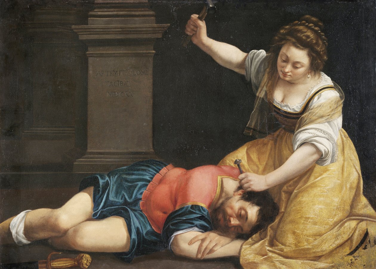 Jael und Sisera von Artemisia Gentileschi