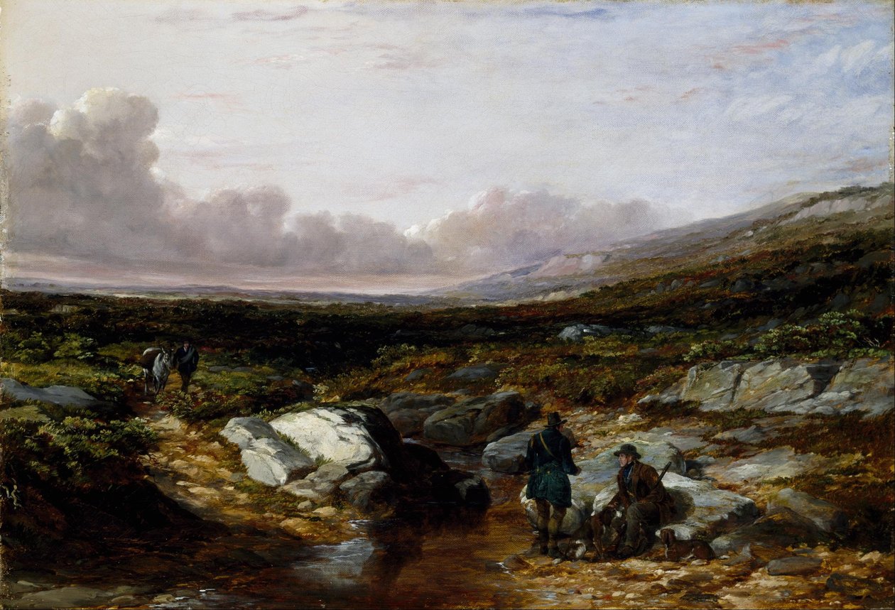 Hirschjagd in Schottland - Vorbereitung von Arthur Fitzwilliam Tait